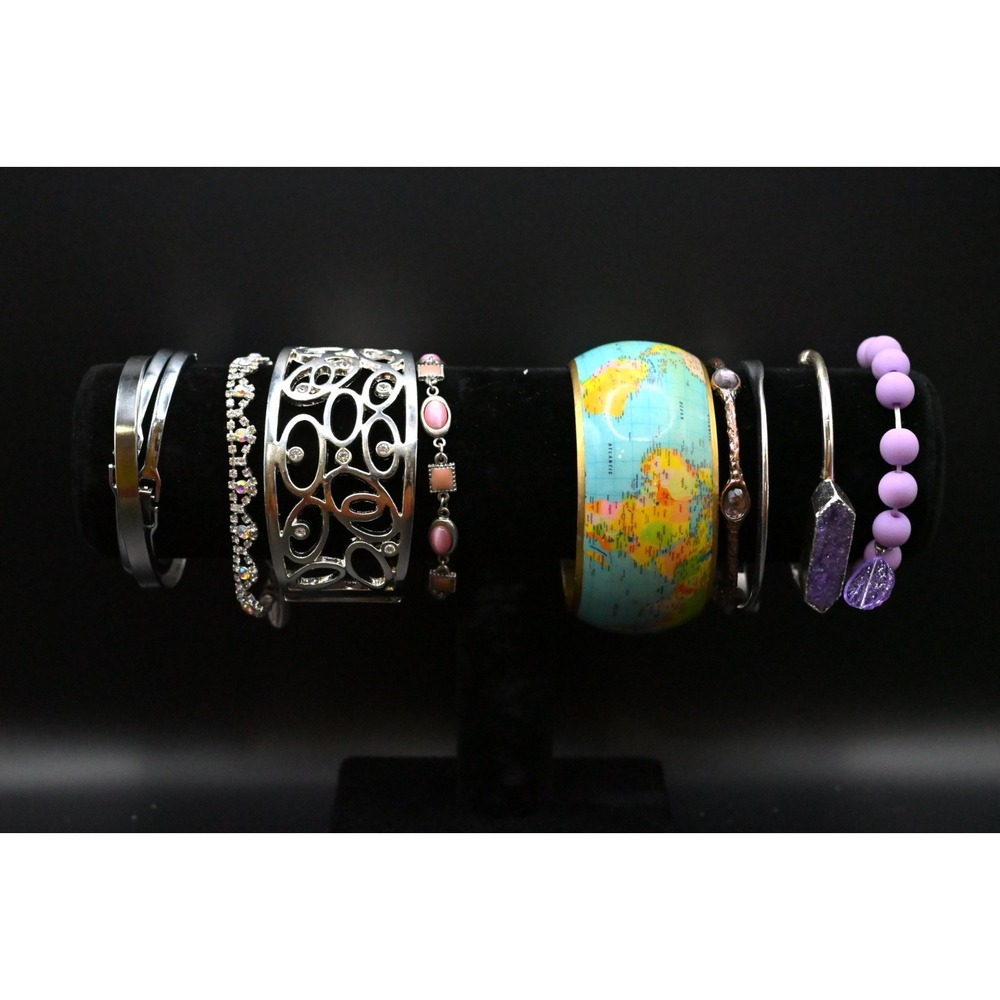 Vintage & Modern Bracelet Lot Mixed Jewelry Accessories Fashion Outfit Accent